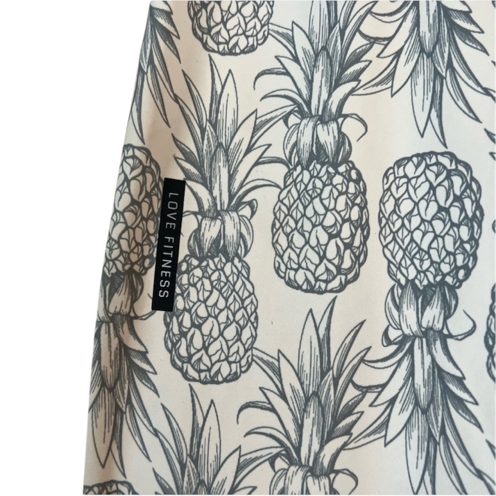 Love Fitness Pineapplee Legging Full Length White Size Small - Picture 4 of 5